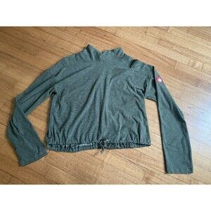 Canada Weather Gear Sage Green Soft Fleece Sweater Large Winter Gorpcore Outdoor